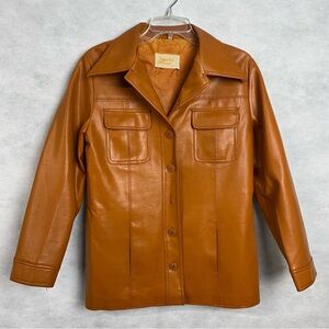 Women's Tan Leather Jacket